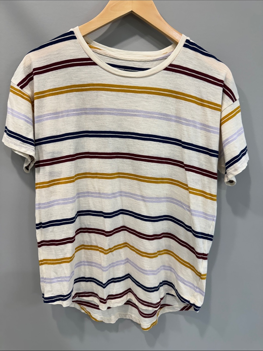 Madewell striped tee, large